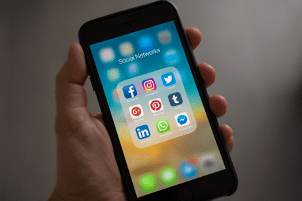 Popular social media apps