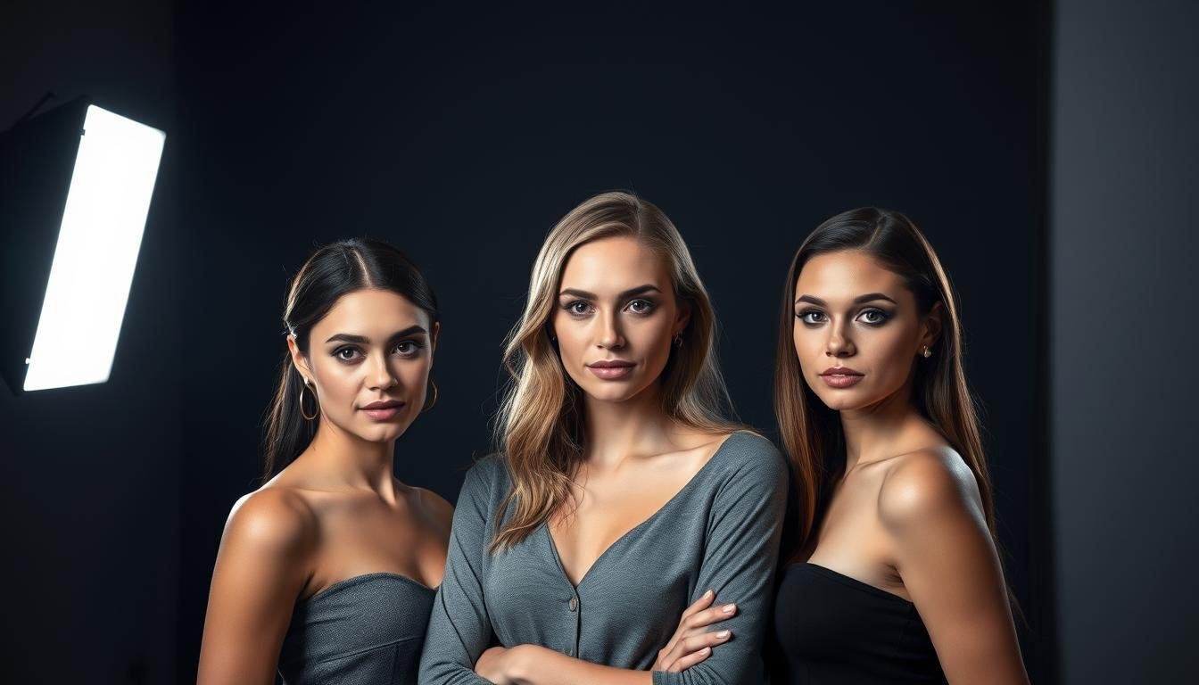 group headshots posing techniques
