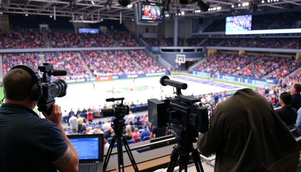Sports event being live streamed in Charlotte Sports event being live streamed in Charlotte