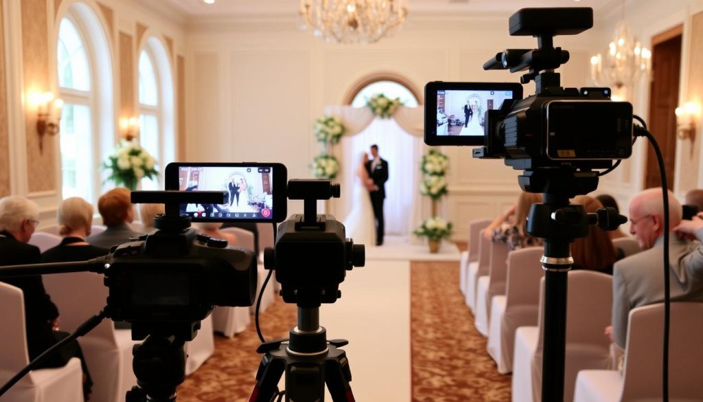 Wedding live streaming service in Charlotte capturing ceremony Wedding live streaming service in Charlotte capturing ceremony