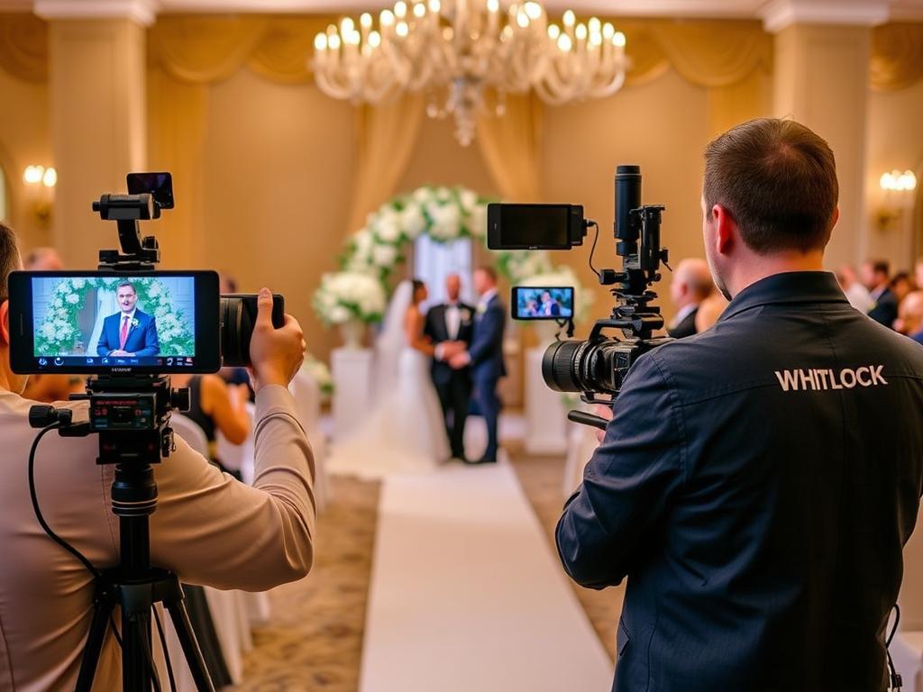 Whitlock Events live streaming a wedding in Charlotte Whitlock Events live streaming a wedding in Charlotte